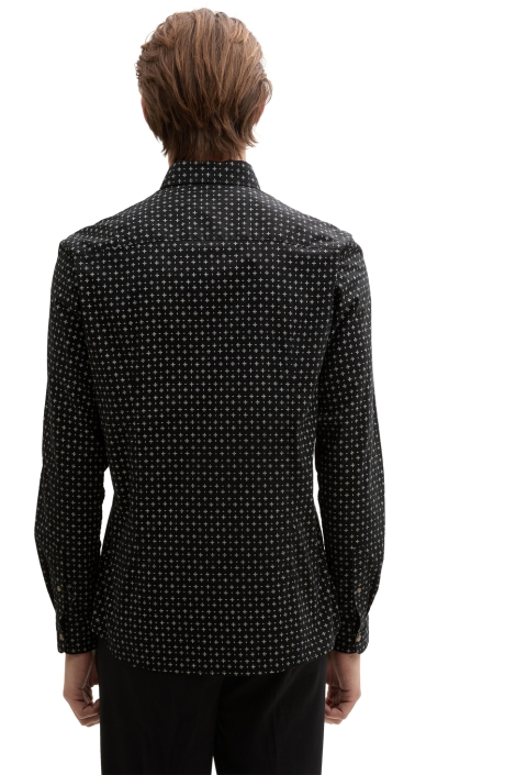 Tom Tailor fitted printed poplin shirt